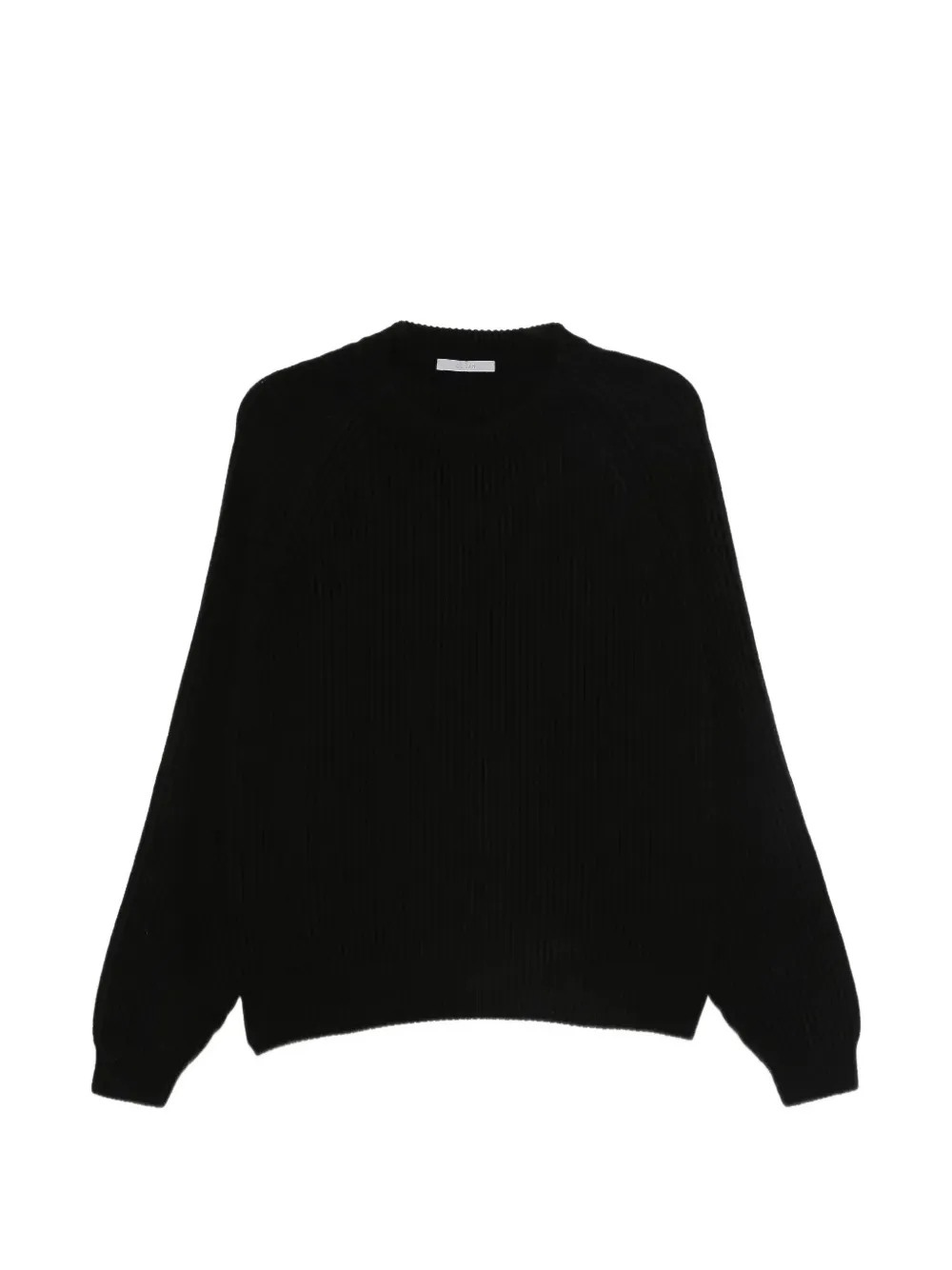 Alberta Ferretti ribbed raglan-sleeve sweater - Nero