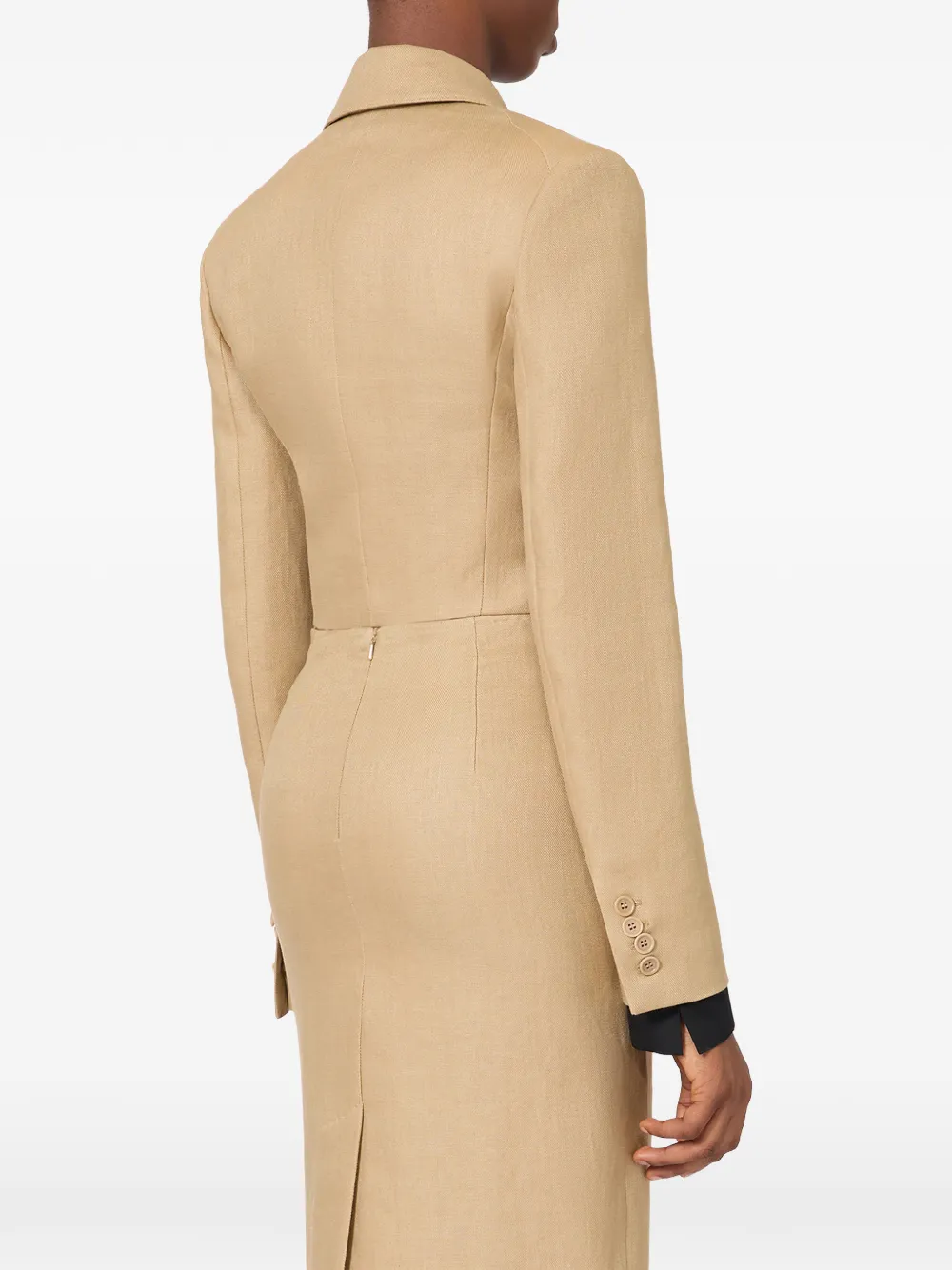 Max Mara Blazer met knopen Beige