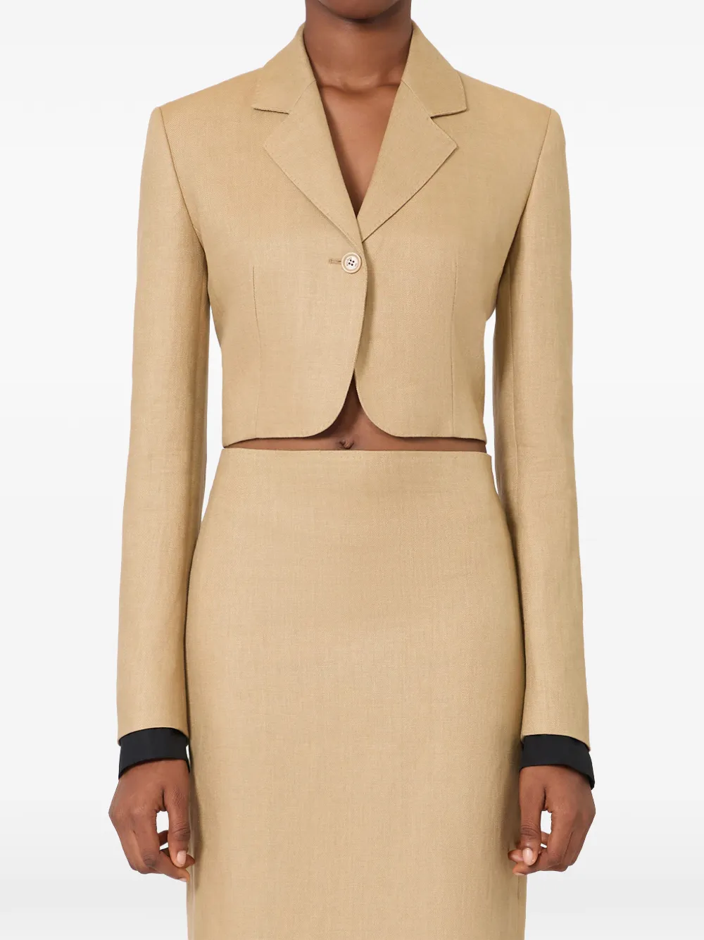 Max Mara Blazer met knopen Beige