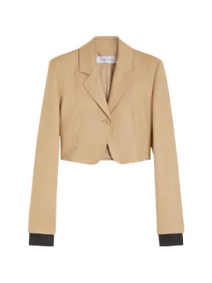 Max Mara Mxsfionda リネンジャケット | ニュートラル | FARFETCH JP
