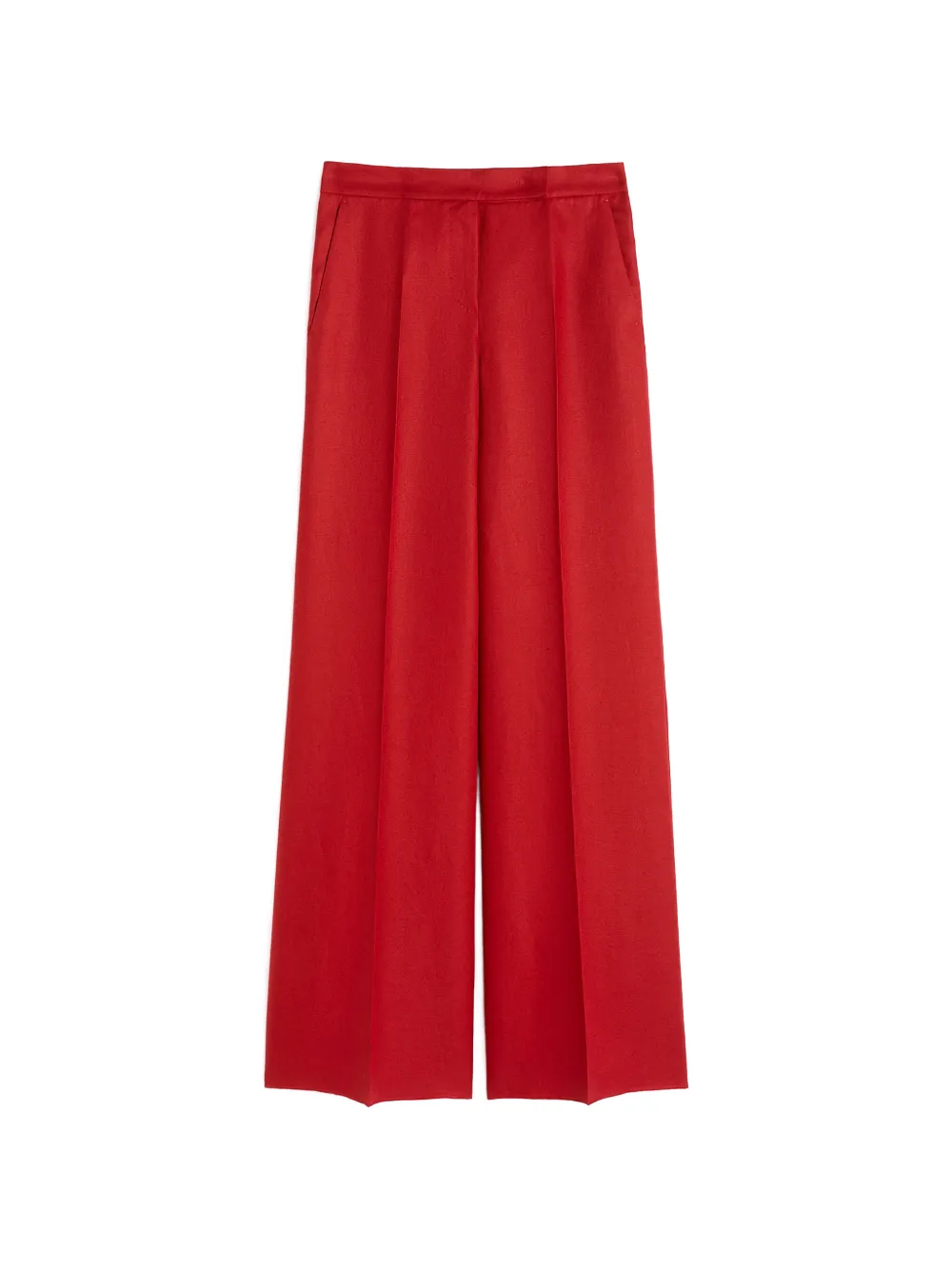 Max Mara Pantaloni Badesse a gamba ampia - Rosso