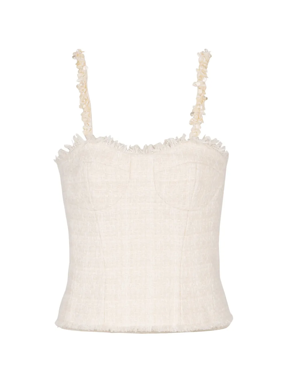 Balmain Ärmelloses Top - Nude