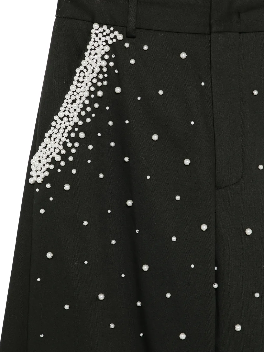 Giuseppe Di Morabito Broek met parels Zwart