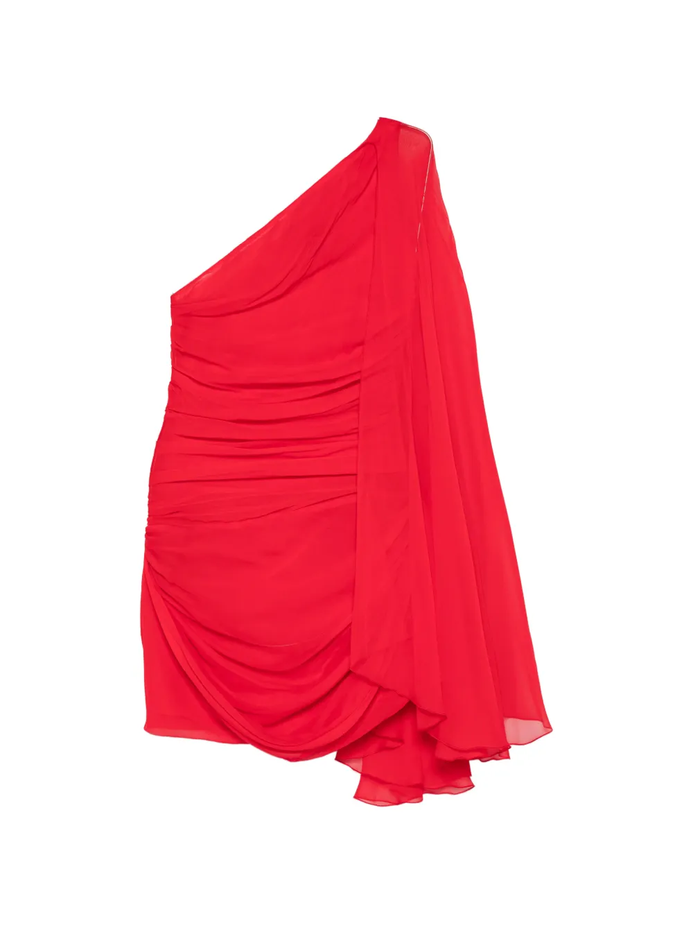 Giuseppe Di Morabito one-shoulder draped mini dress - Red