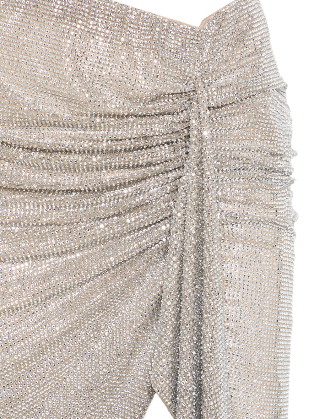Giuseppe Di Morabito Gedrapeerde midi-rok met split Zilver