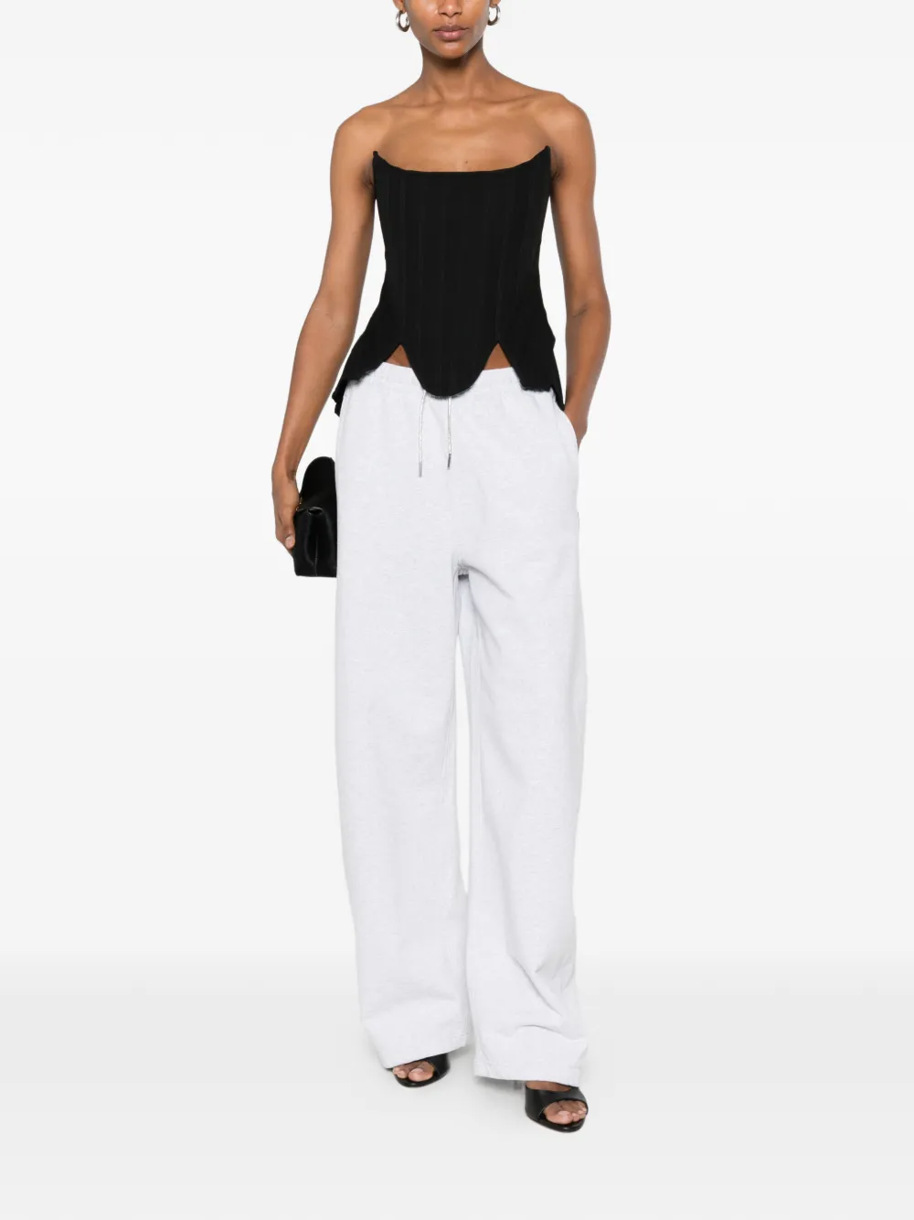 Giuseppe Di Morabito Strapless korset Zwart