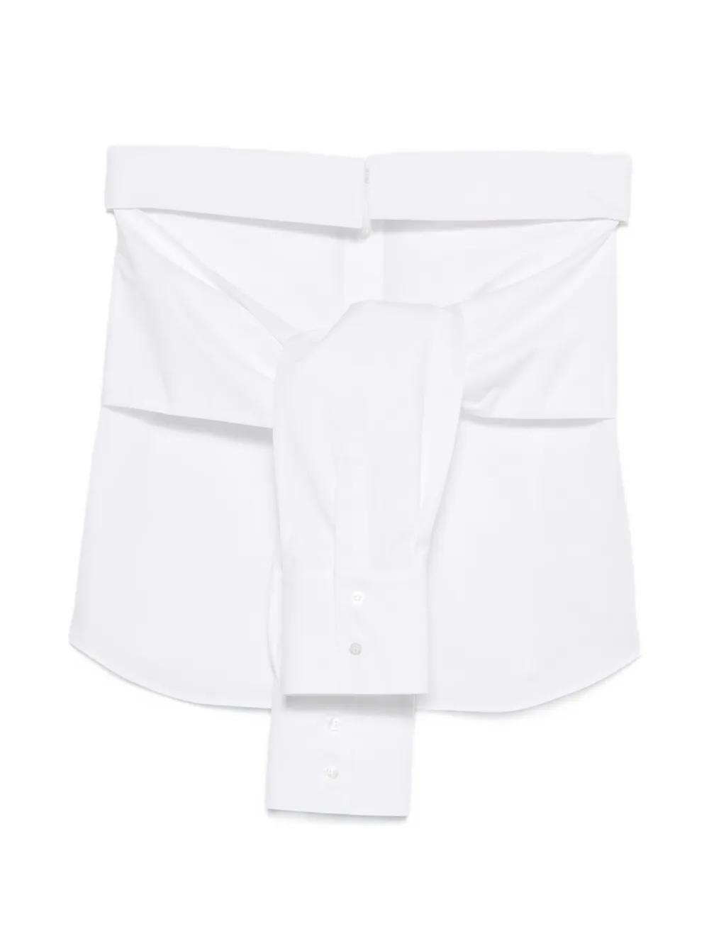 Giuseppe Di Morabito knotted strapless top - Bianco