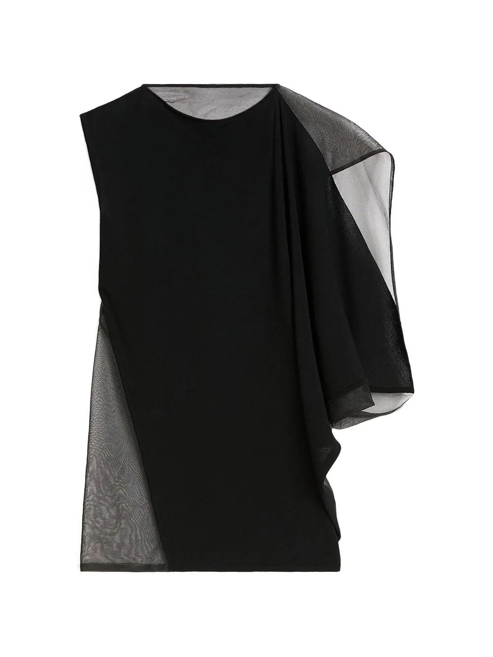 Sportmax asymmetrical blouse - Nero