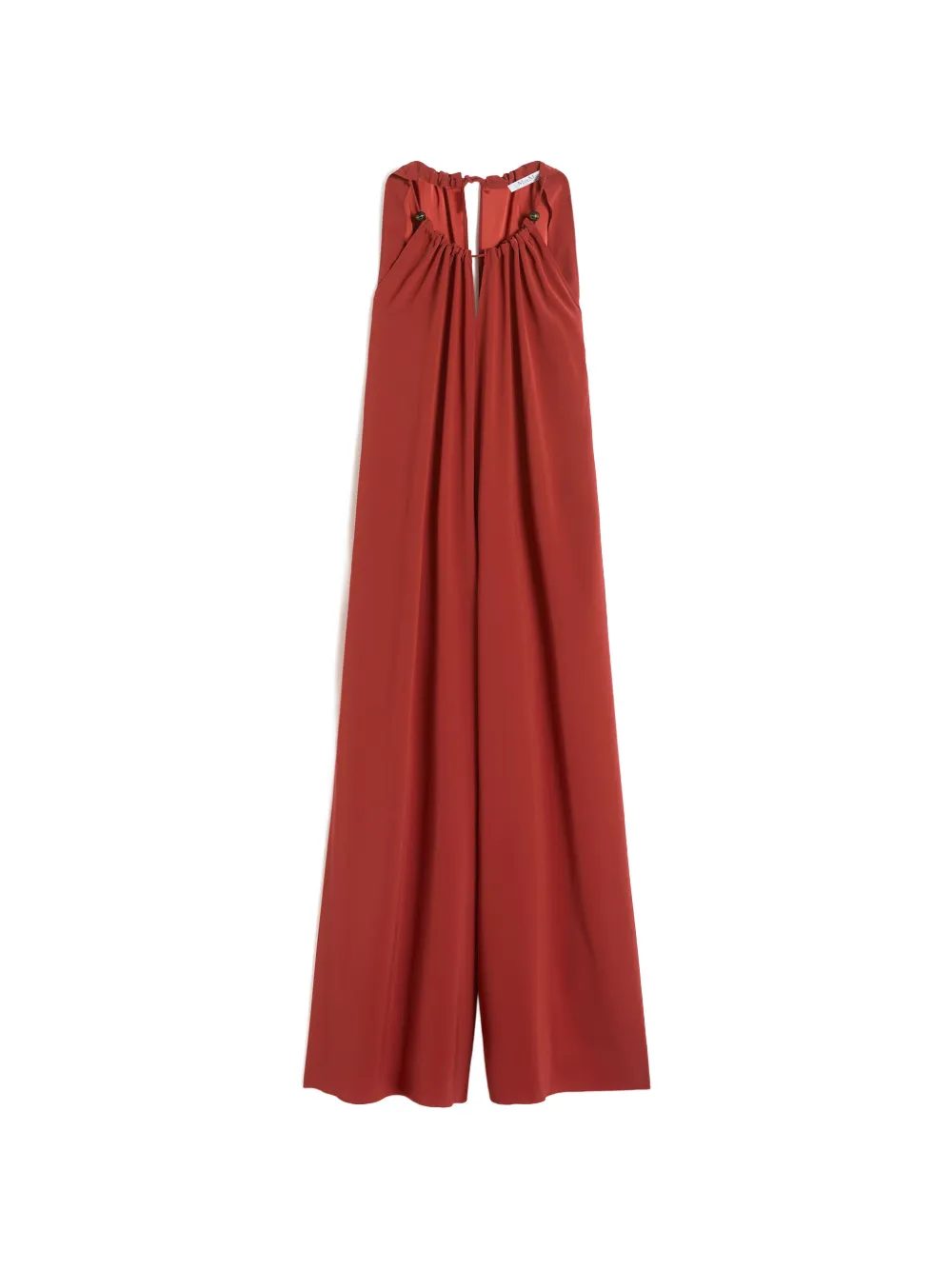 Max Mara flowing envers satin jumpsuit - Rot