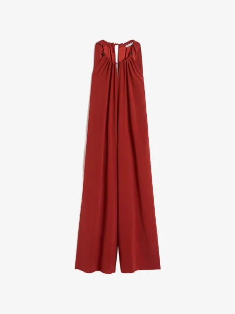 Max Mara mono de satén envers fluido