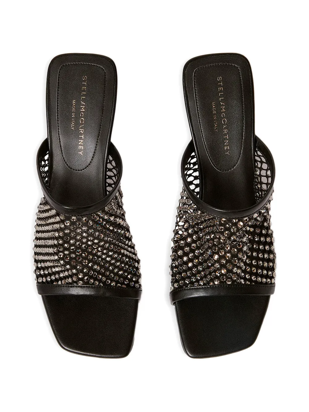 Stella McCartney Muiltjes verfraaid met kristallen Zwart