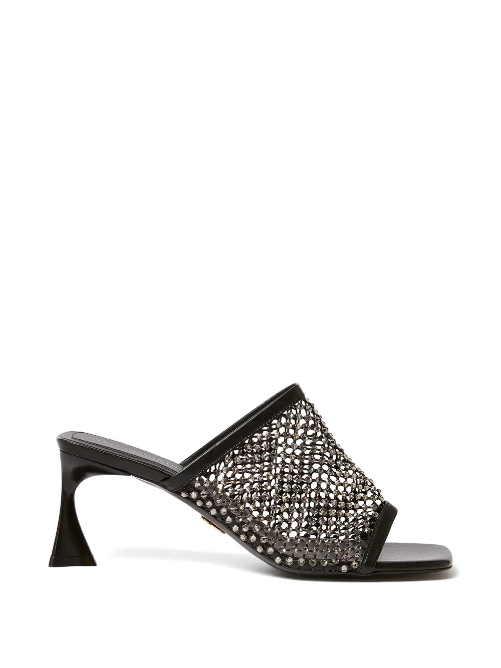 Stella McCartney Mules con cristalli - Nero