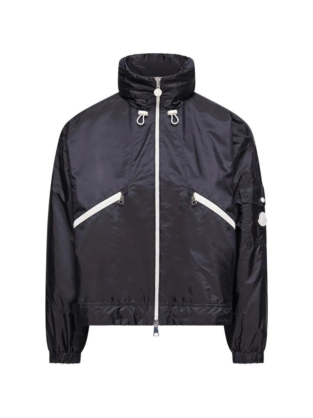 Moncler zip bomber coat - Nero