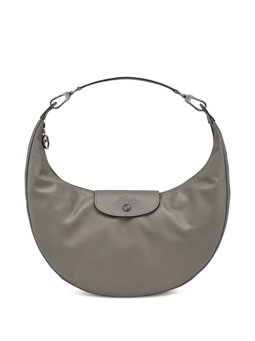 Longchamp Le Pliage Xtra flap top leather shoulder bag - Grau