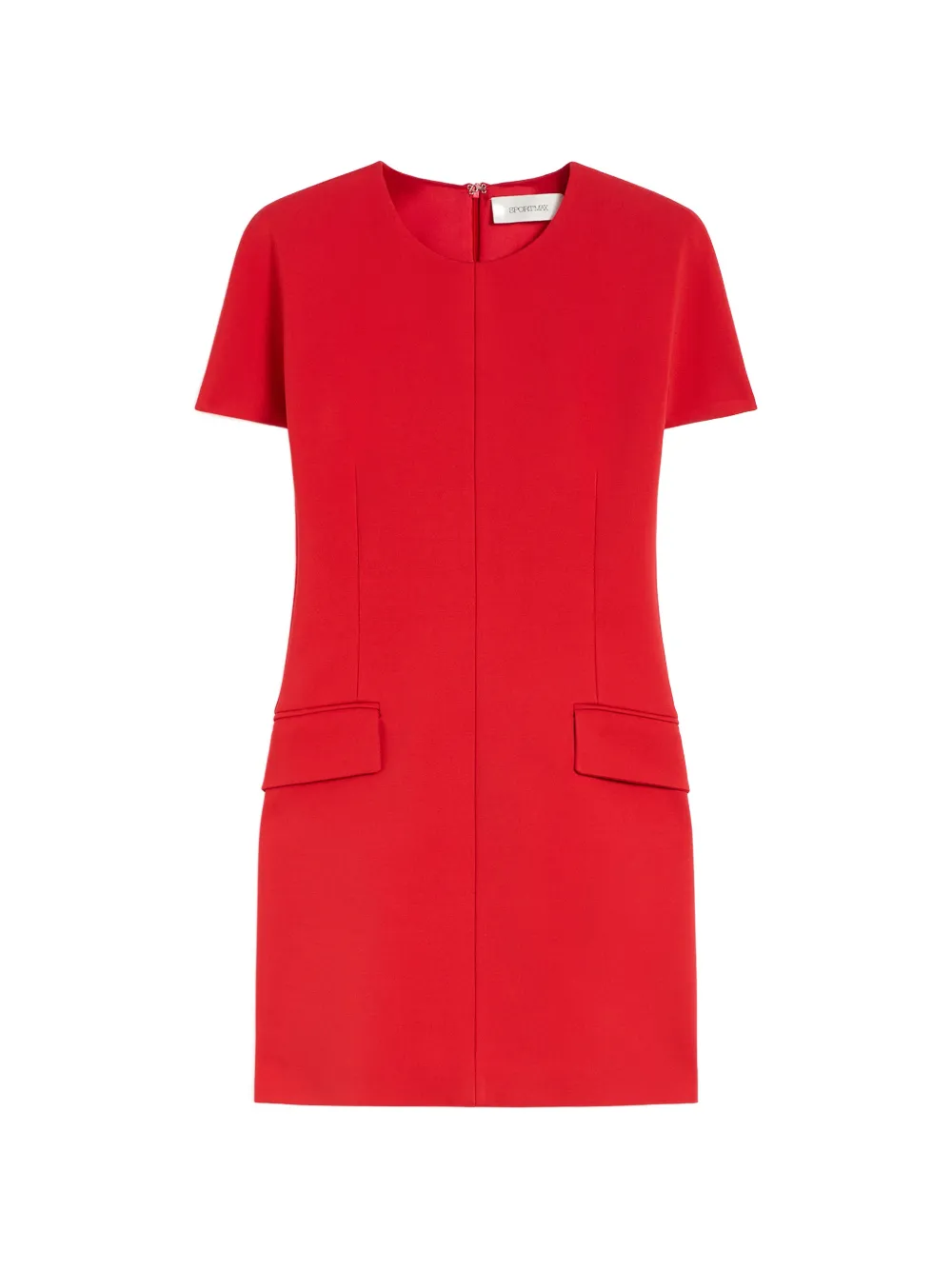 Sportmax pocket shift dress - Rosso