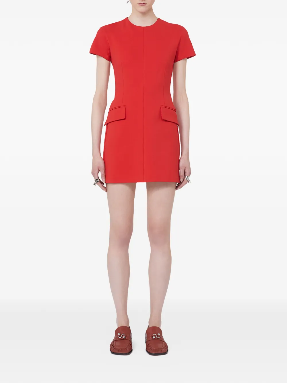 Sportmax Shiftjurk met zak Rood