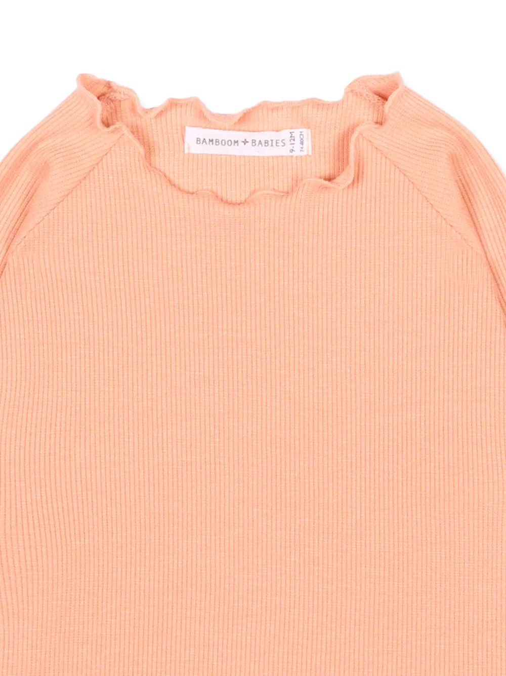  Bamboom Ruffled Long-sleeves T-shirt - Orange 
