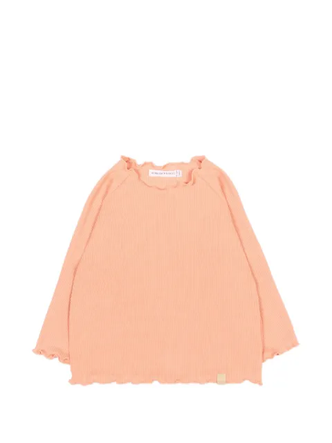 Bamboom ruffled long-sleeves T-shirt