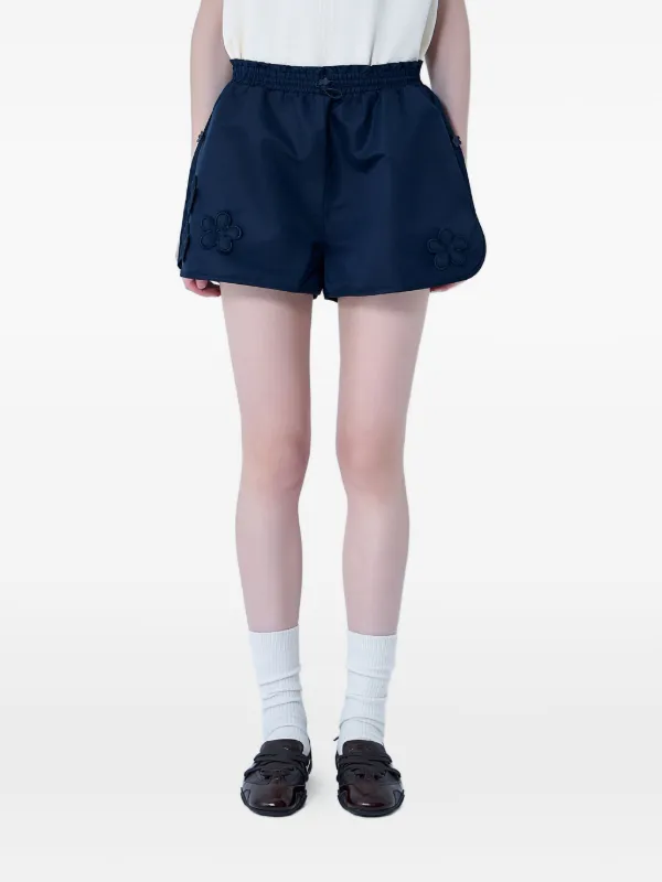 【 She 】Cecilie Bahnsen フローラル ショートパンツ Cecilie Bahnsen フローラル ショートパンツ | ブルー | FARFETCH JP