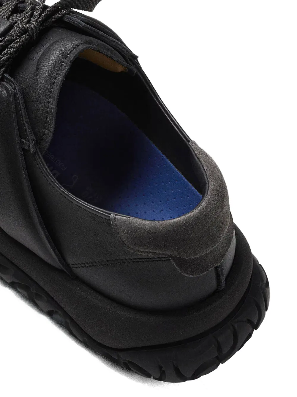 Birkenstock 1774 Stroedt leren sneakers Zwart