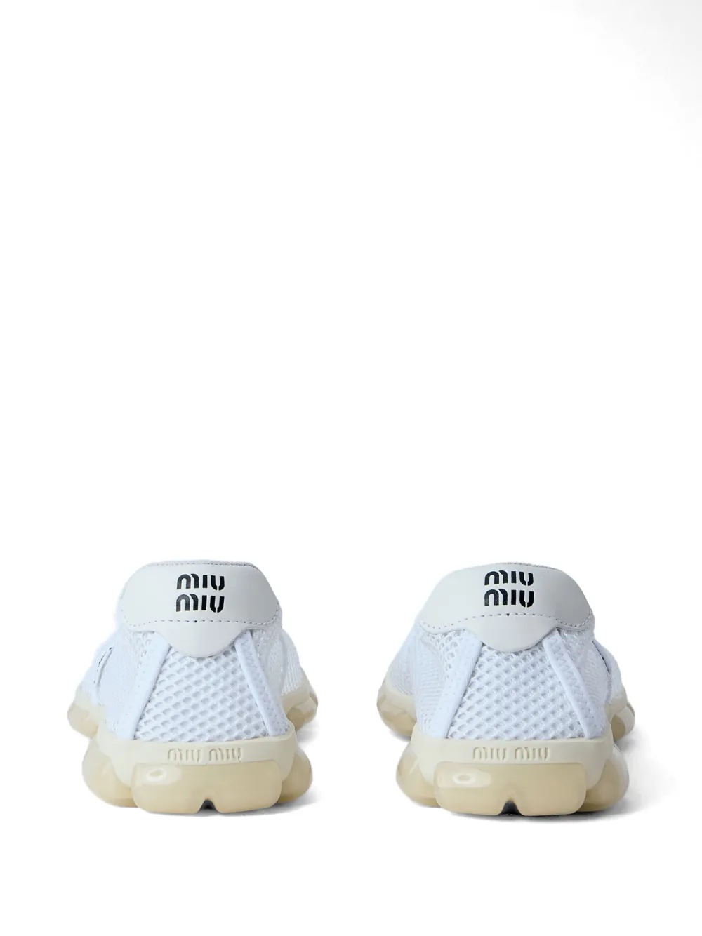 Miu mesh ballet flats Wit