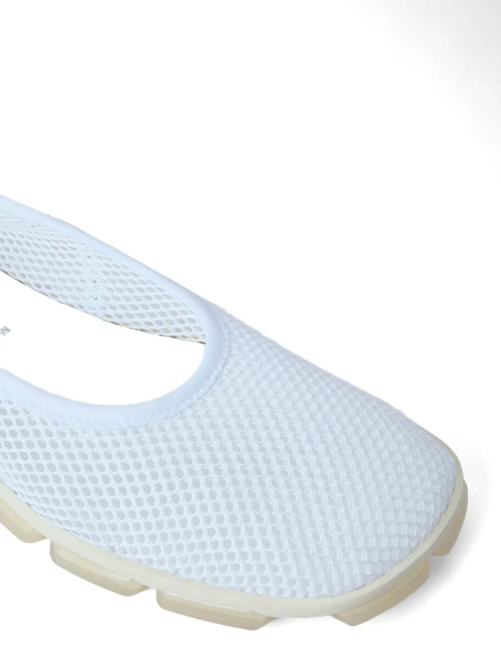 Miu mesh ballet flats Wit