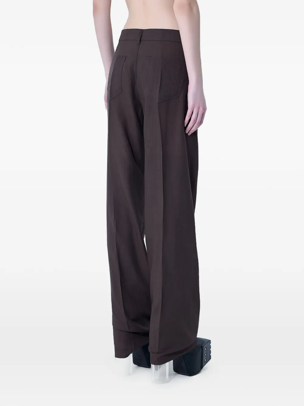 Rick Owens Wollen broek Bruin
