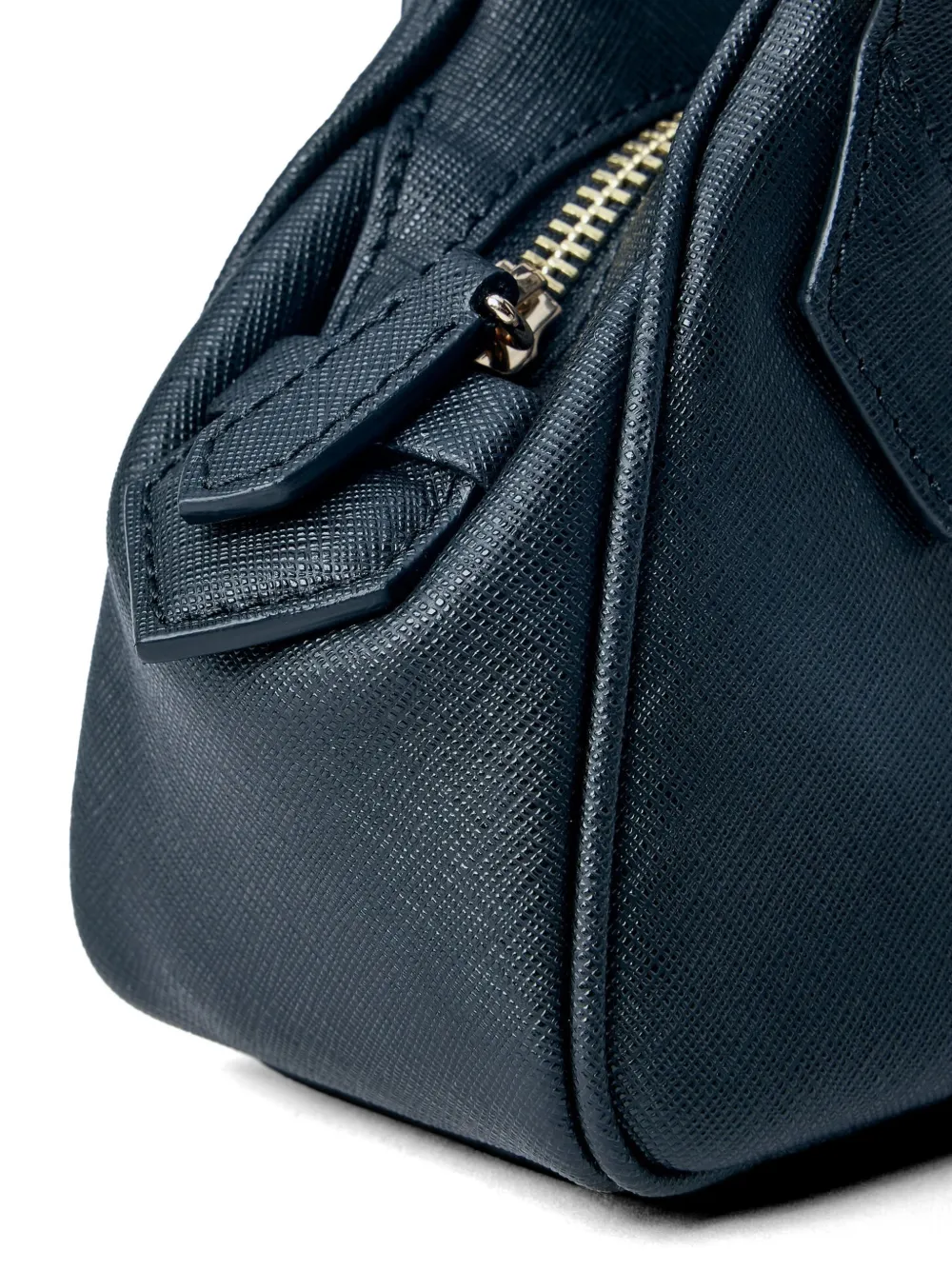 Vivienne Westwood Mini-tas met bandje en textuur Blauw