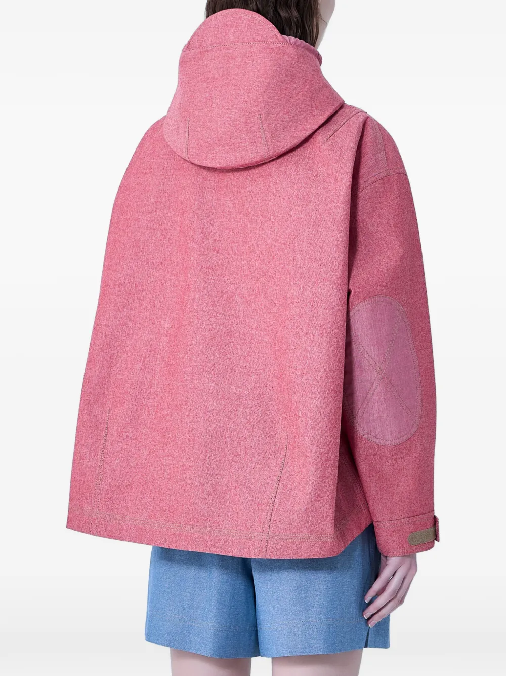 Moncler Grenoble Beziers jack met capuchon Rood
