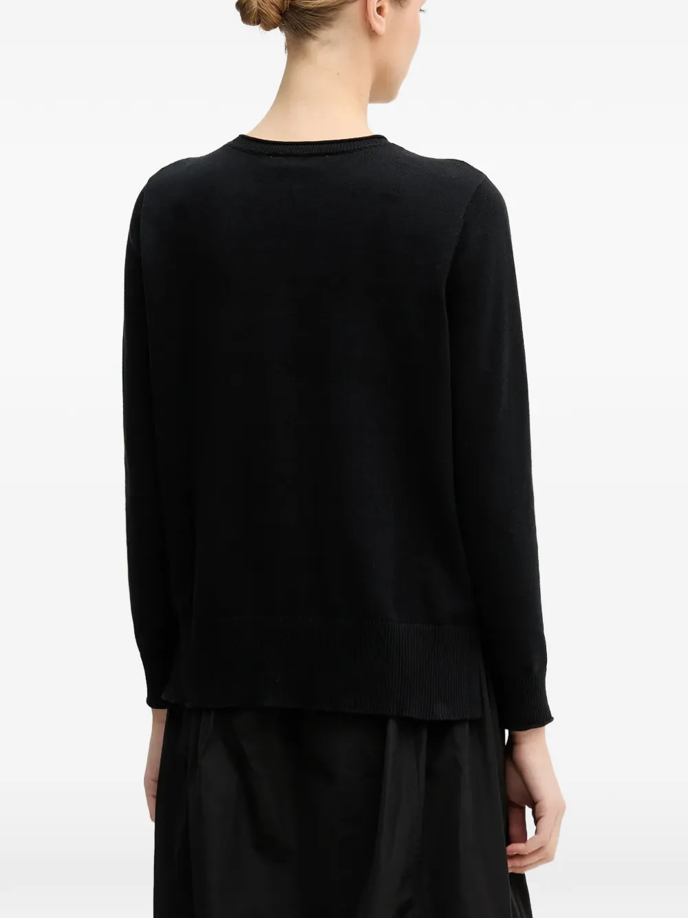 DKNY embellished knitted jumper Zwart
