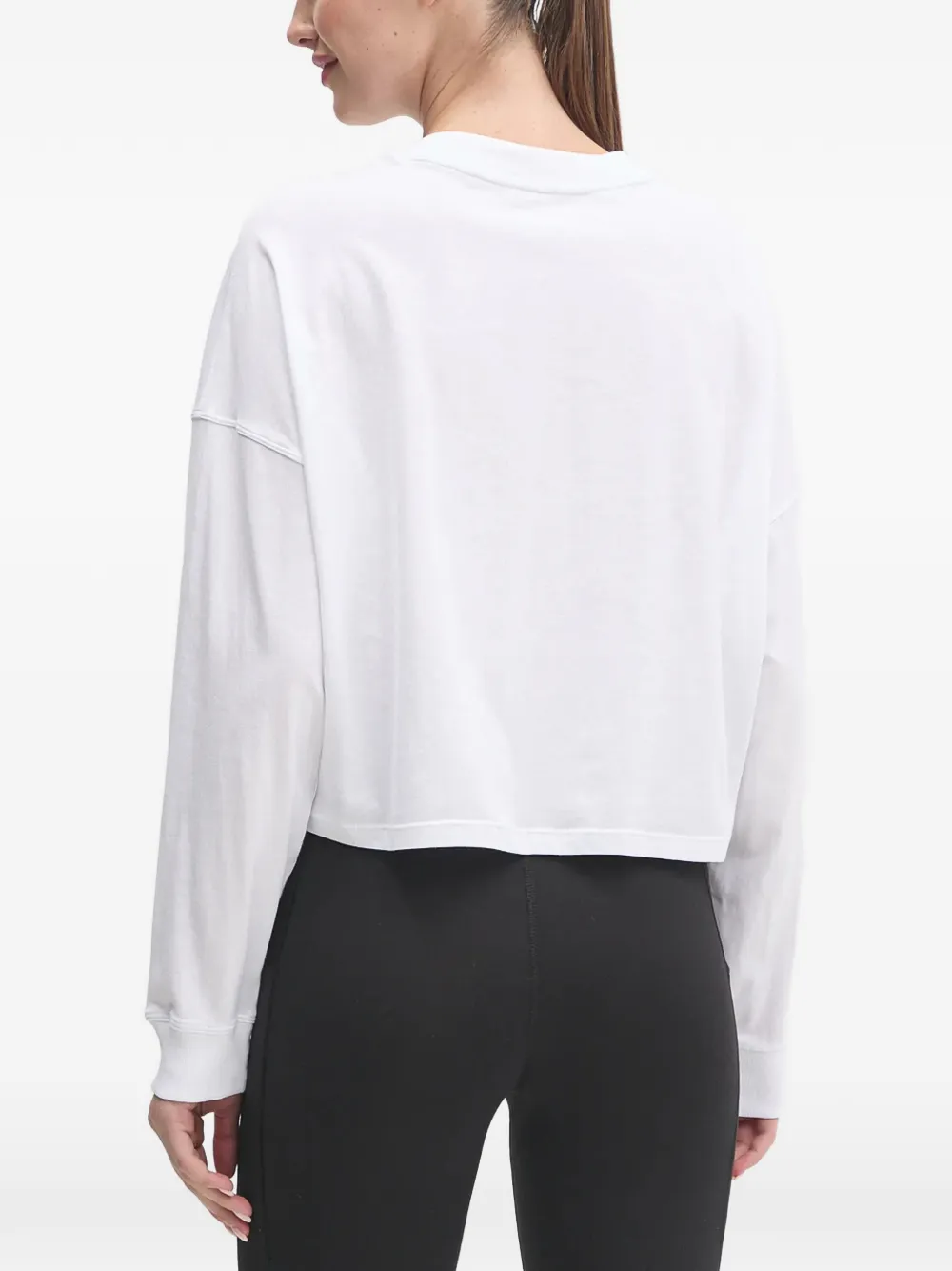 DKNY Cropped T-shirt Wit