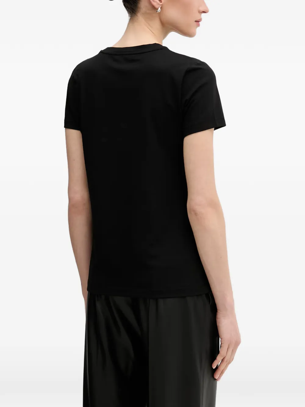 DKNY T-shirt met grafische print Zwart