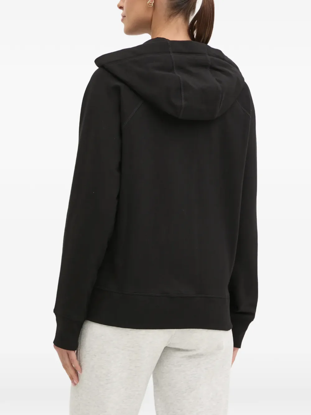 DKNY Hoodie met rits Zwart