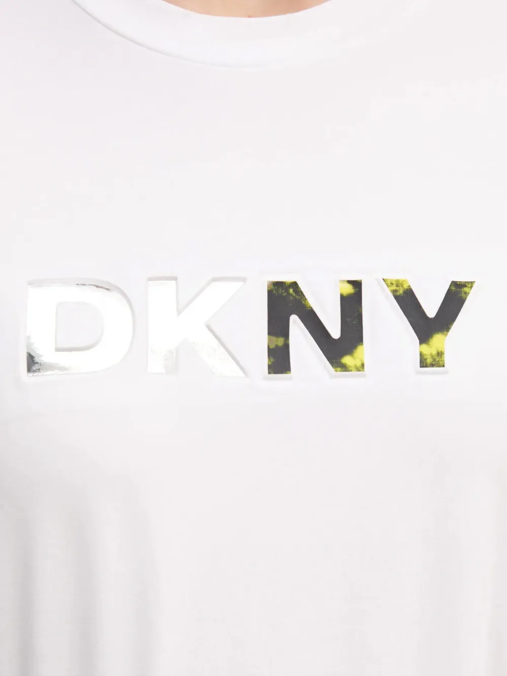 DKNY T-shirt met logo Wit
