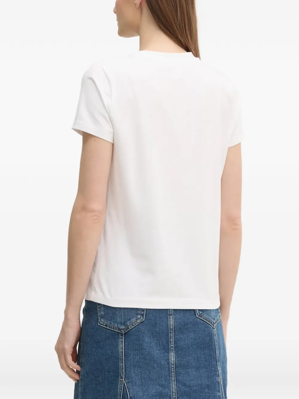 DKNY T-shirt met logo Wit