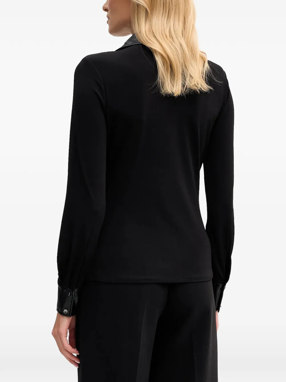DKNY Blouse met lange mouwen Zwart