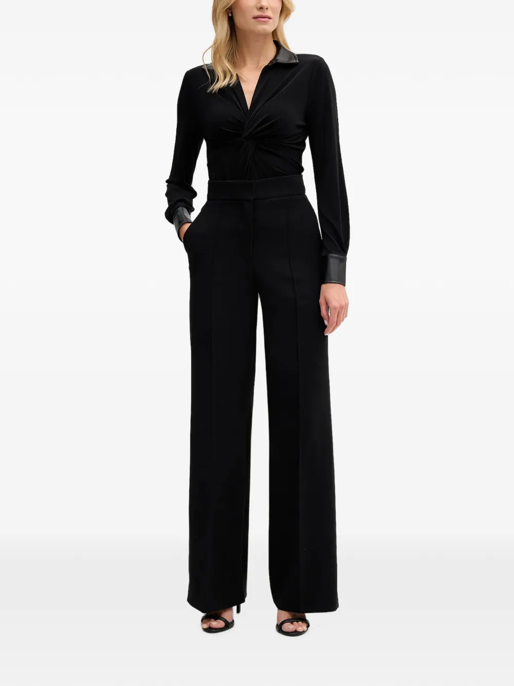 DKNY Blouse met lange mouwen Zwart
