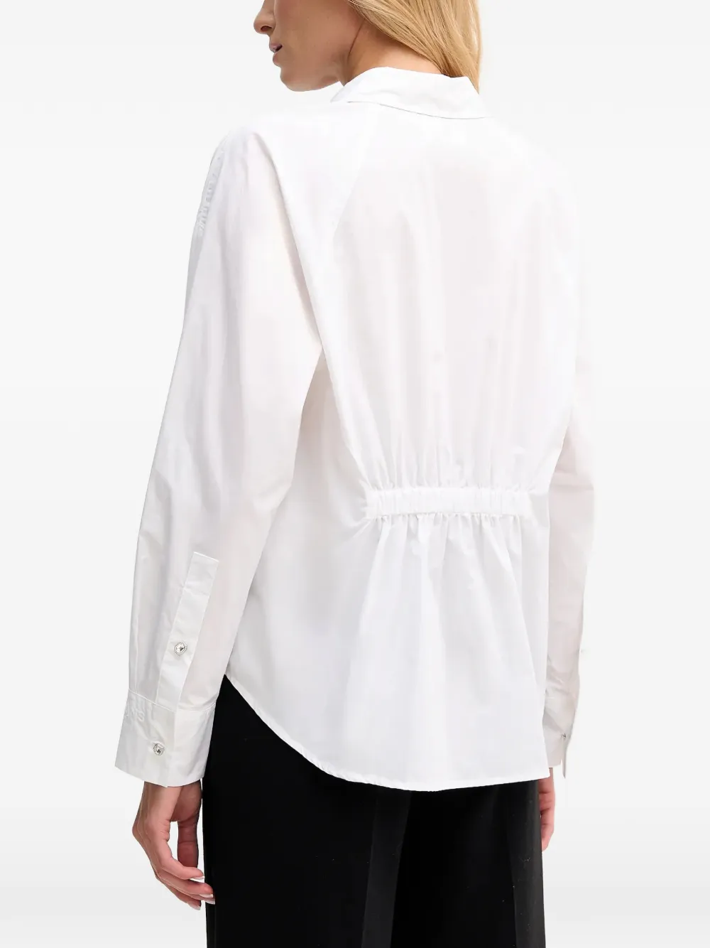 DKNY Blouse met verfraaide knopen Wit
