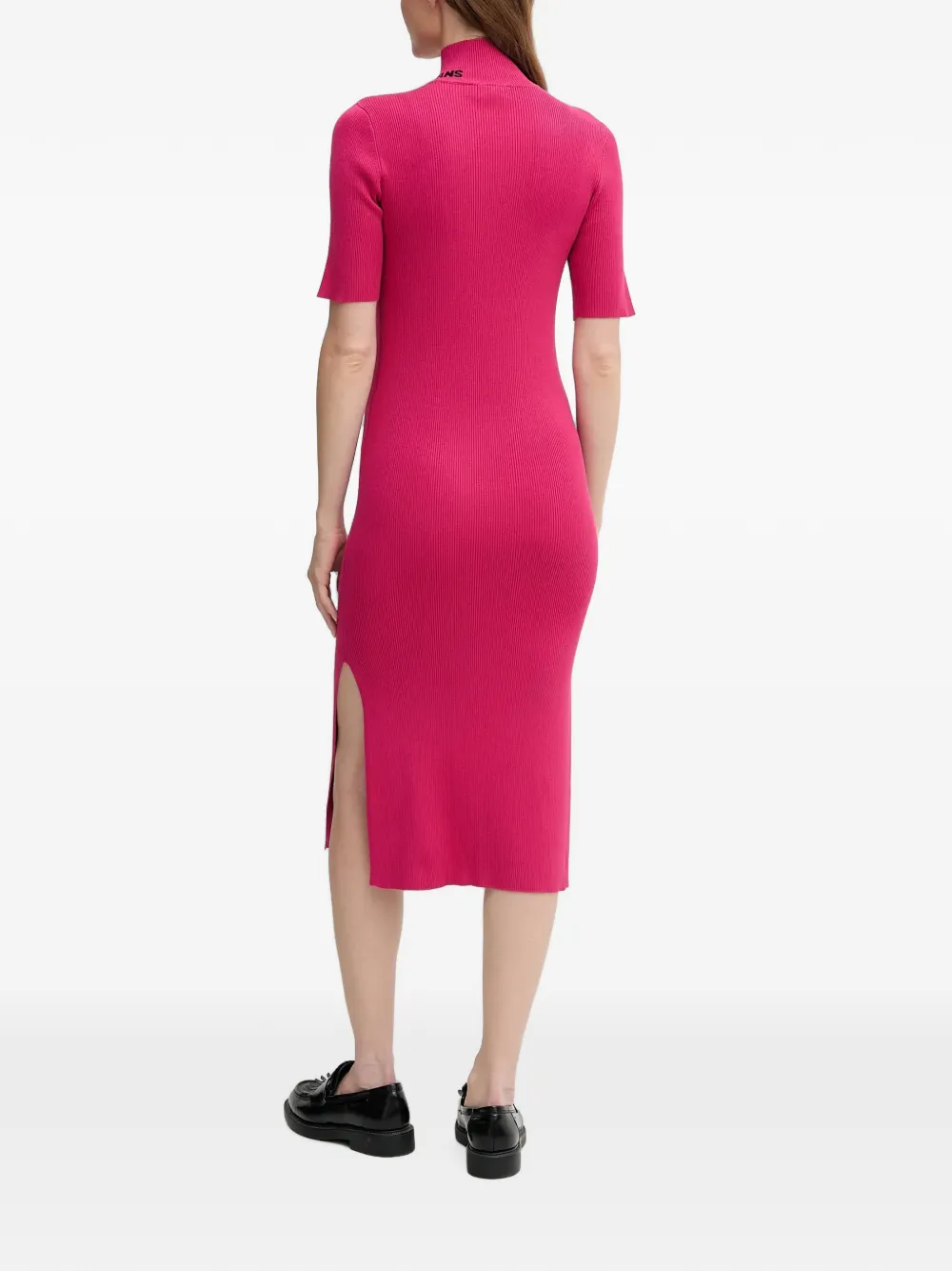 DKNY Jurk met geborduurd logo Roze