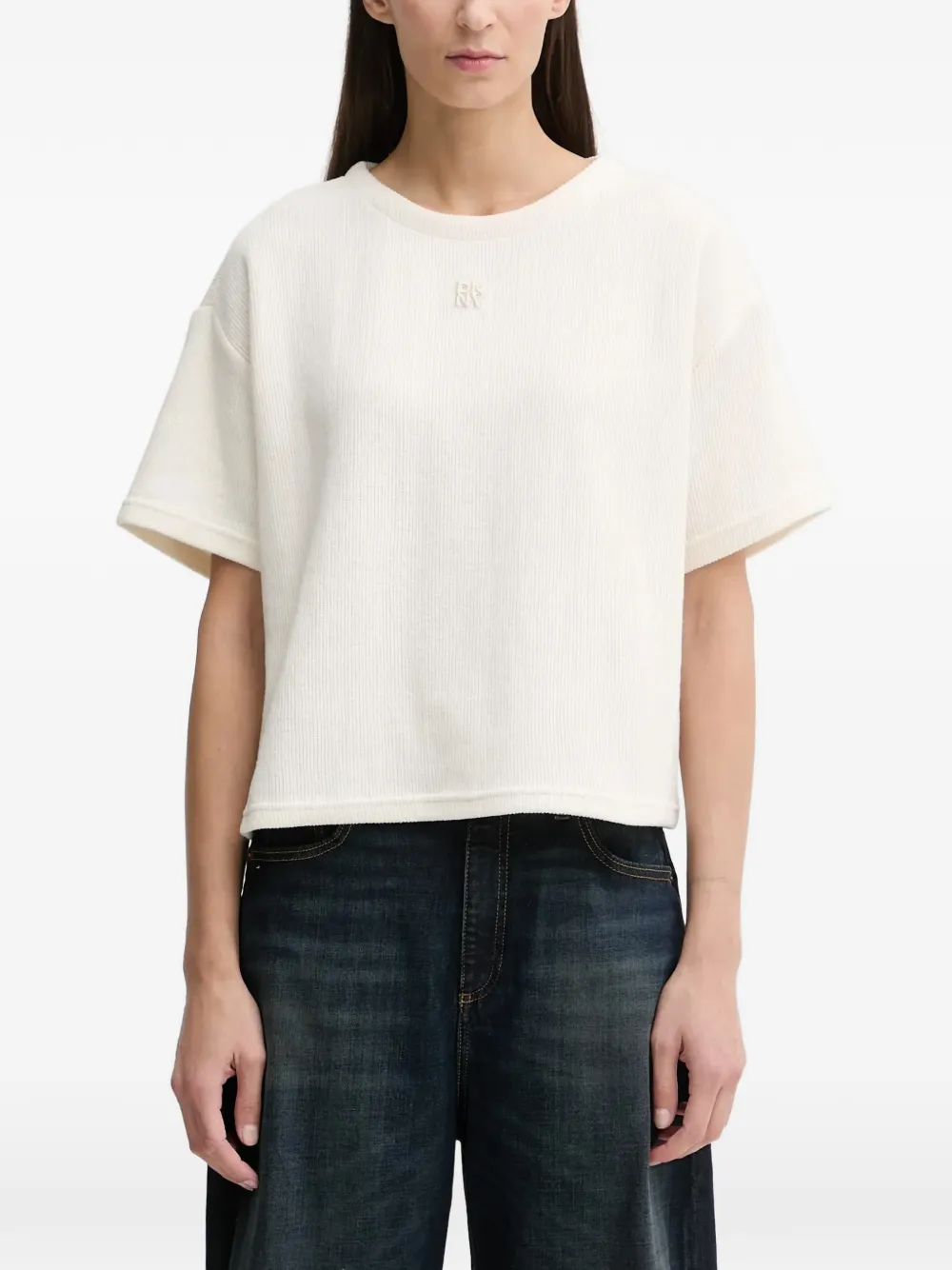 DKNY logo T-shirt - Toni neutri
