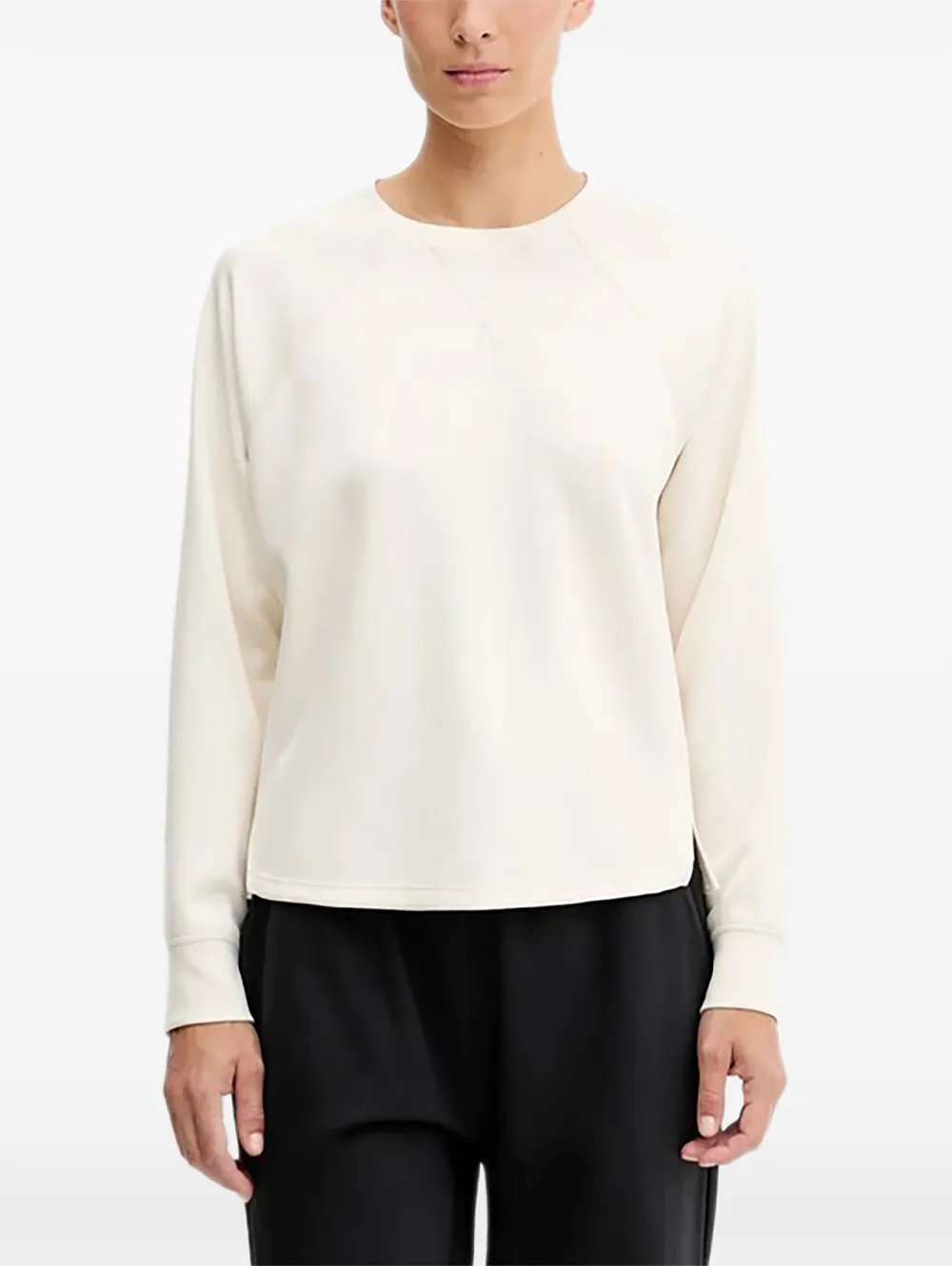 DKNY raglan-sleeves crew-neck sweater - Toni neutri