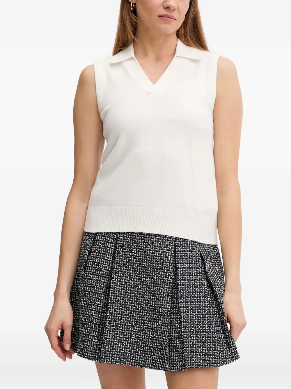 DKNY Gilet con scollo a V - Toni neutri