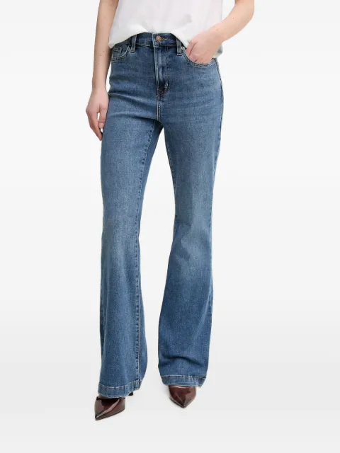 DKNY high-waist flared jeans