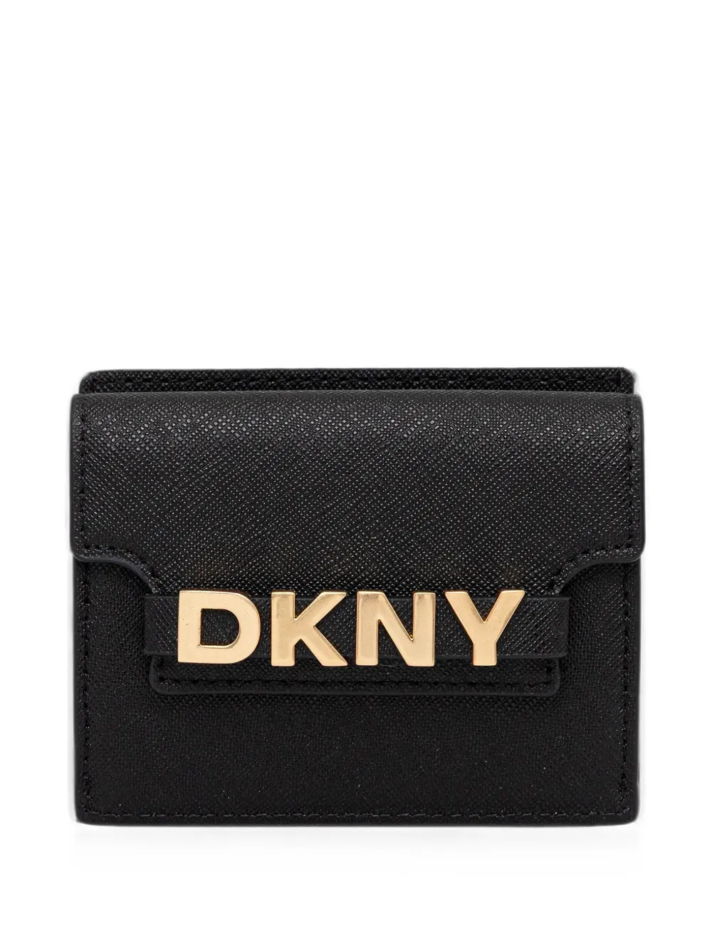 DKNY Portafoglio con placca logo - Nero