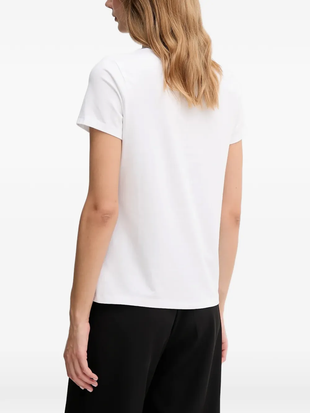 DKNY T-shirt met grafische print Wit