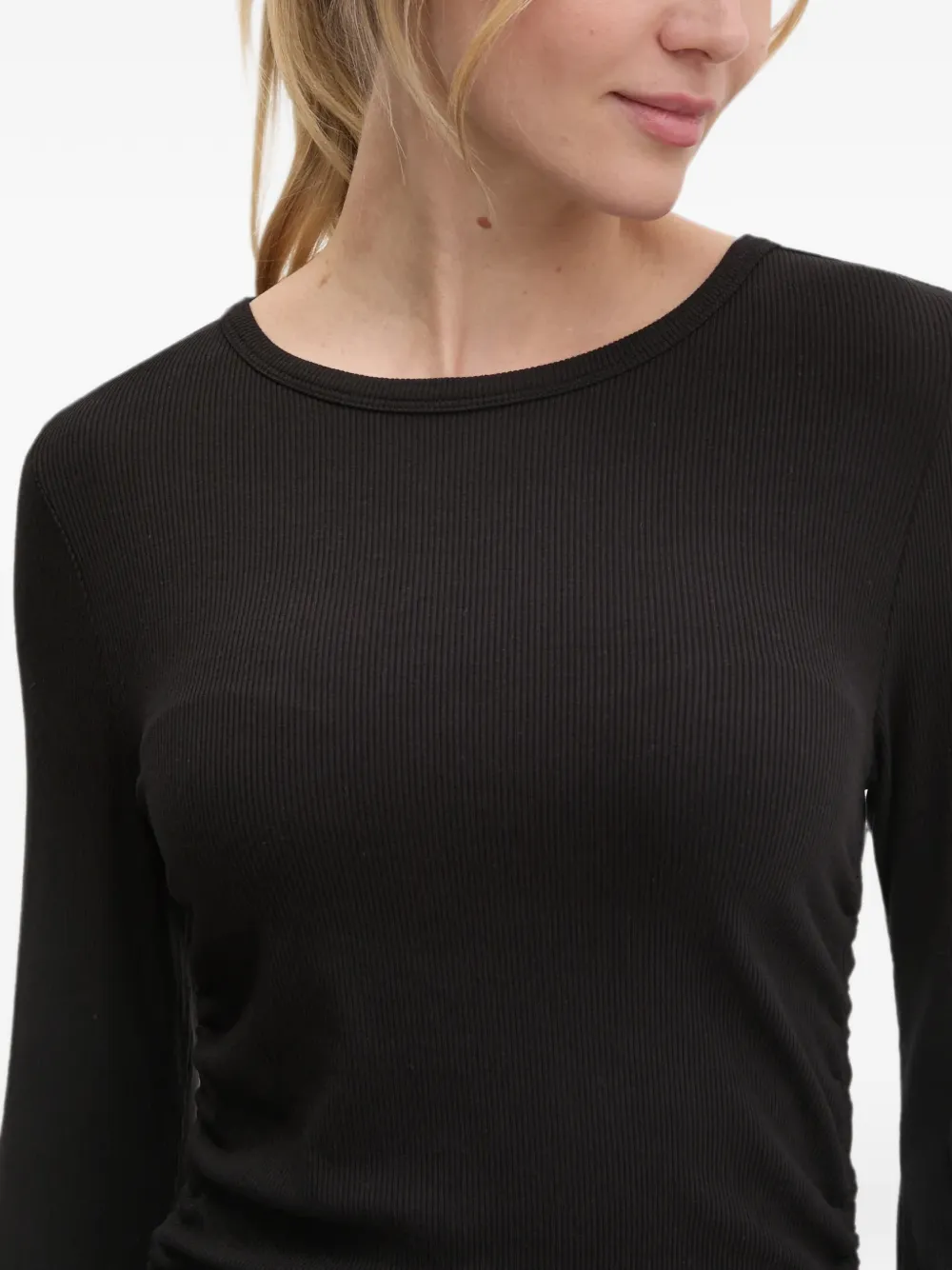 DKNY T-shirt met lange mouwen Zwart