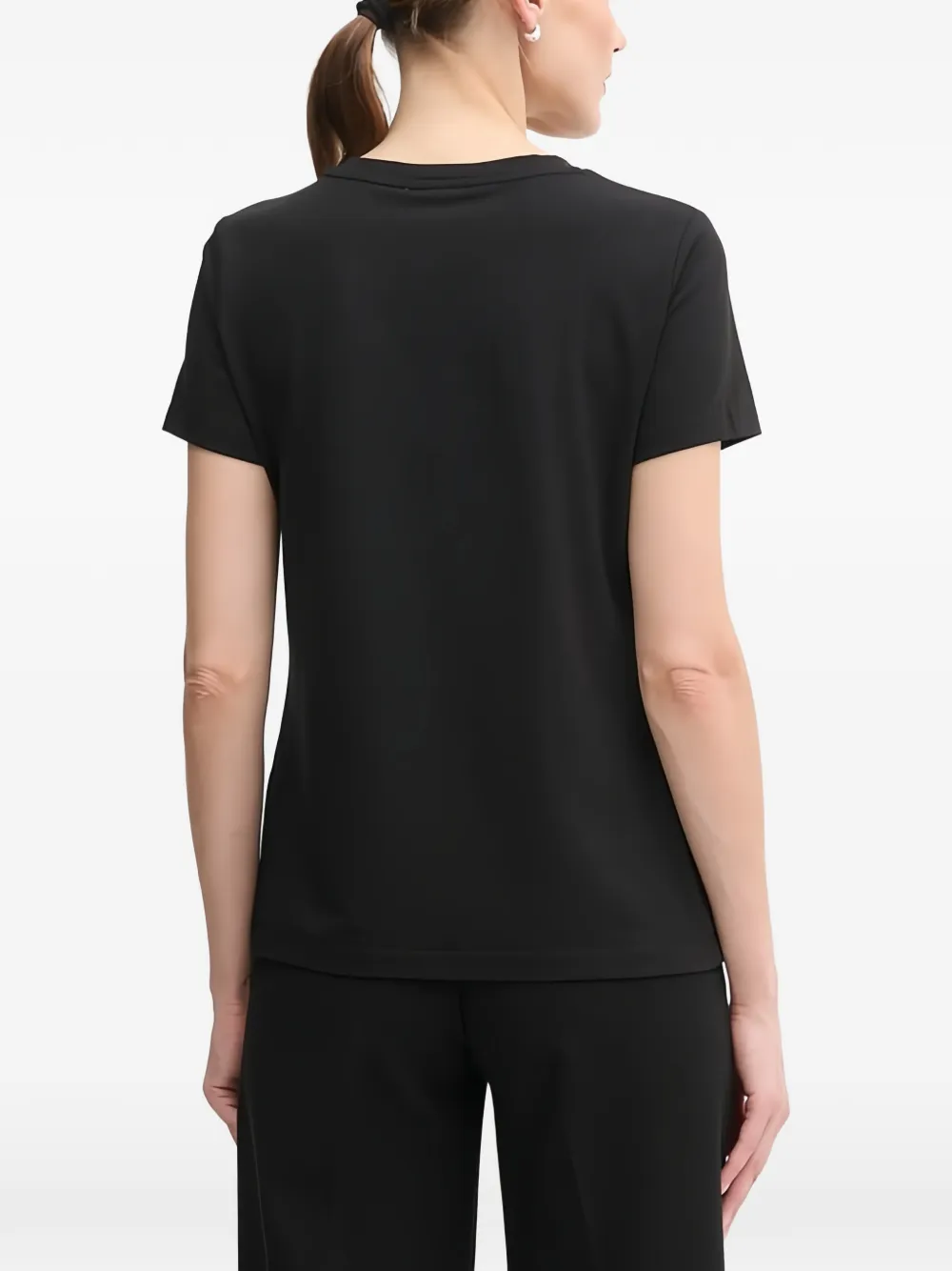 DKNY T-shirt met grafische print Zwart
