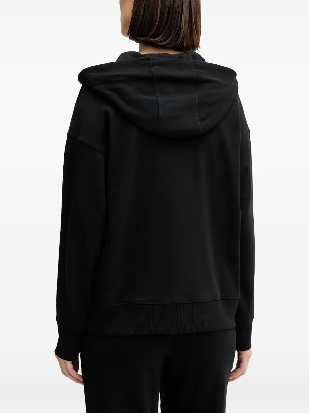 DKNY Hoodie met rits Zwart