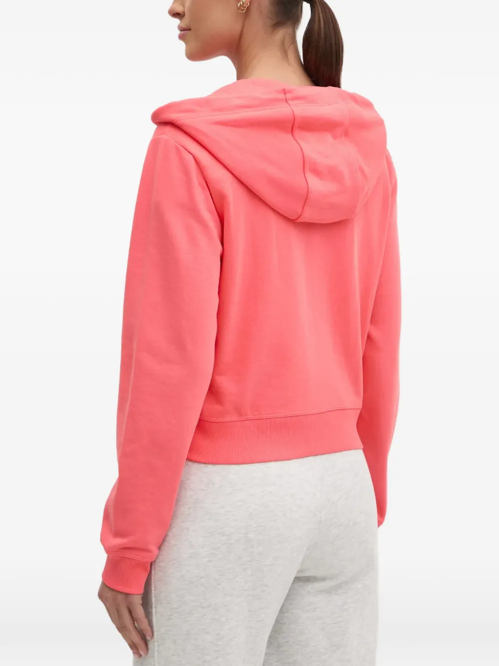 DKNY Hoodie met rits Roze