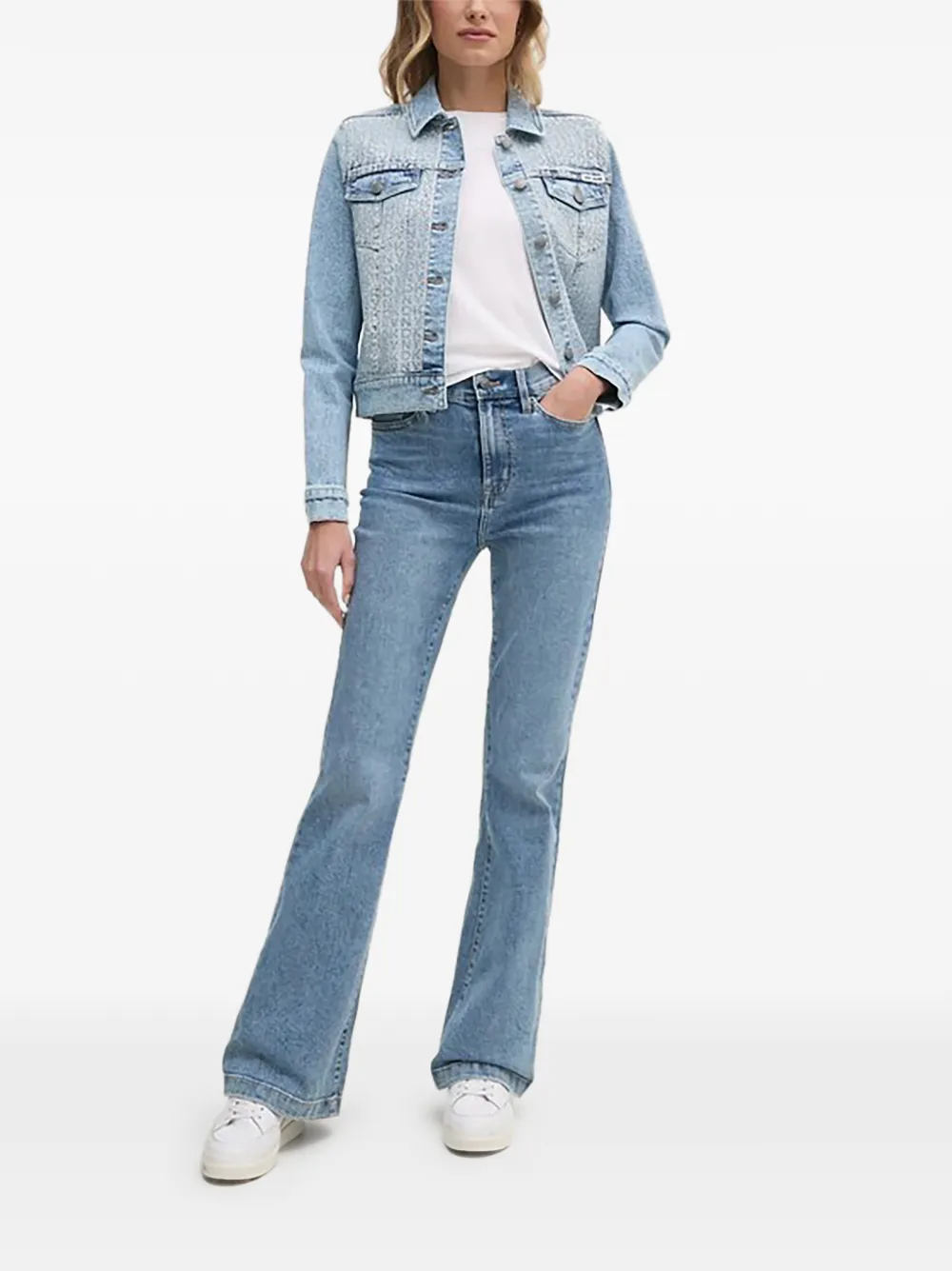 DKNY Flared jeans Blauw